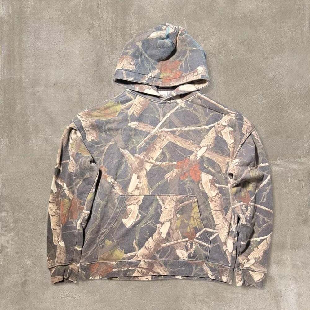 No Boundaries Camo Pullover Hoodie Oversized Fit